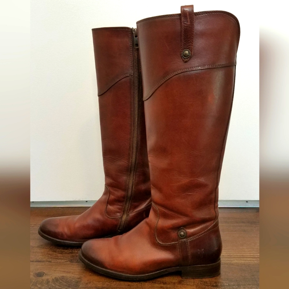 Frye Melissa Tab knee high boots